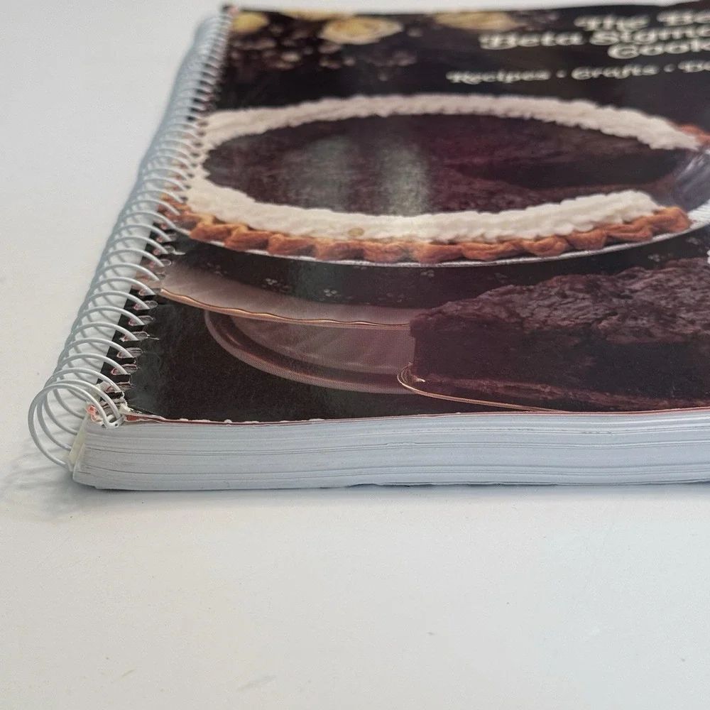 Best Of Beta Sigma Phi Cookbook 1991 Recipes Crafts Decorations Spiral Bound VTG